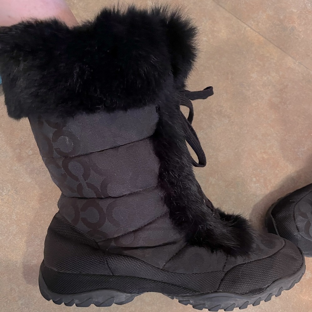 Coach Jennie Fur Boot